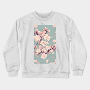 Baby Bloom Cherry Blossom Painting Crewneck Sweatshirt